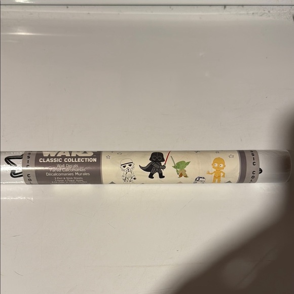 Lambs & Ivy Star Wars Classic Wall Decals - Yoda, Darth Vader, R2-D2, C-3PO - Picture 2 of 4